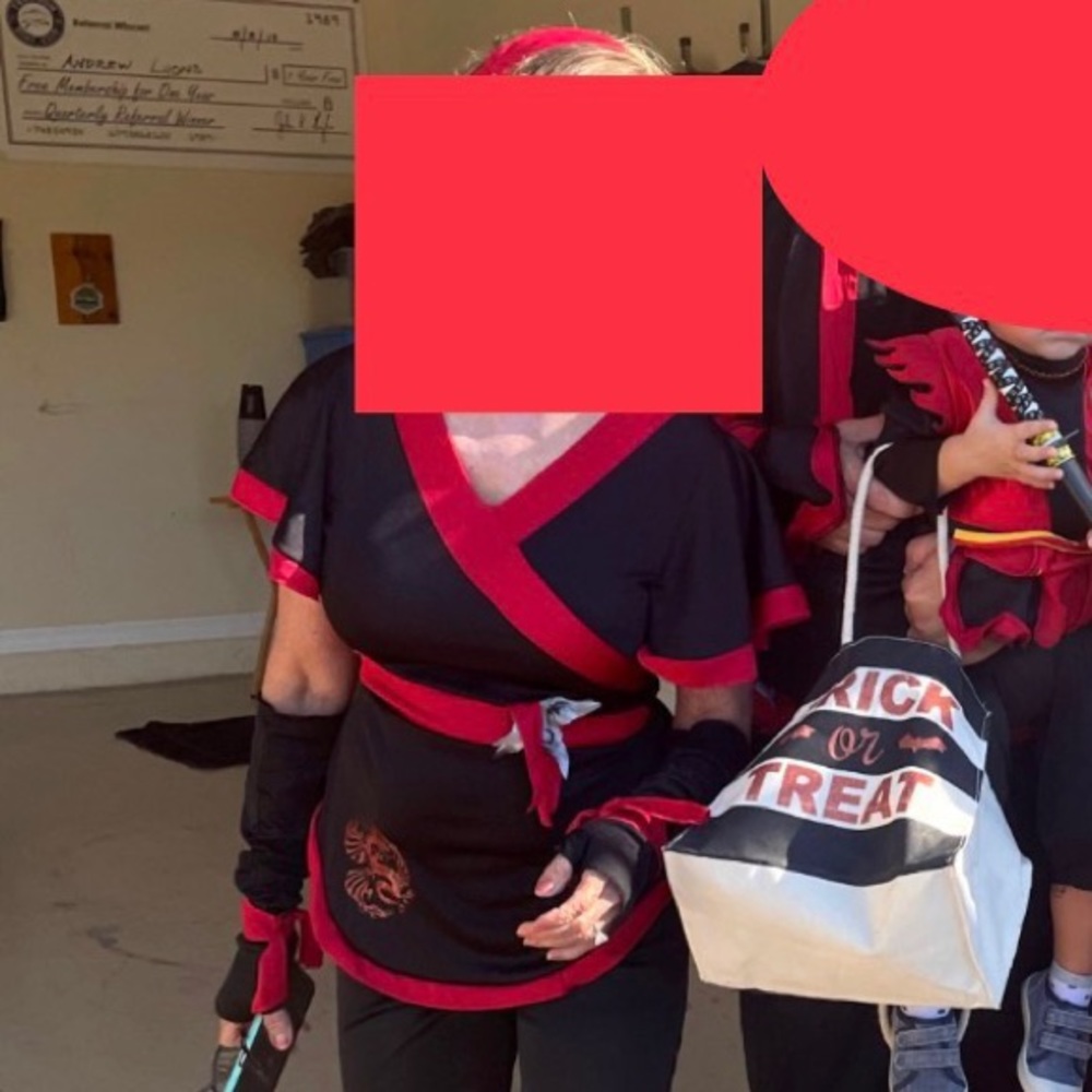 Ninja costume adult small